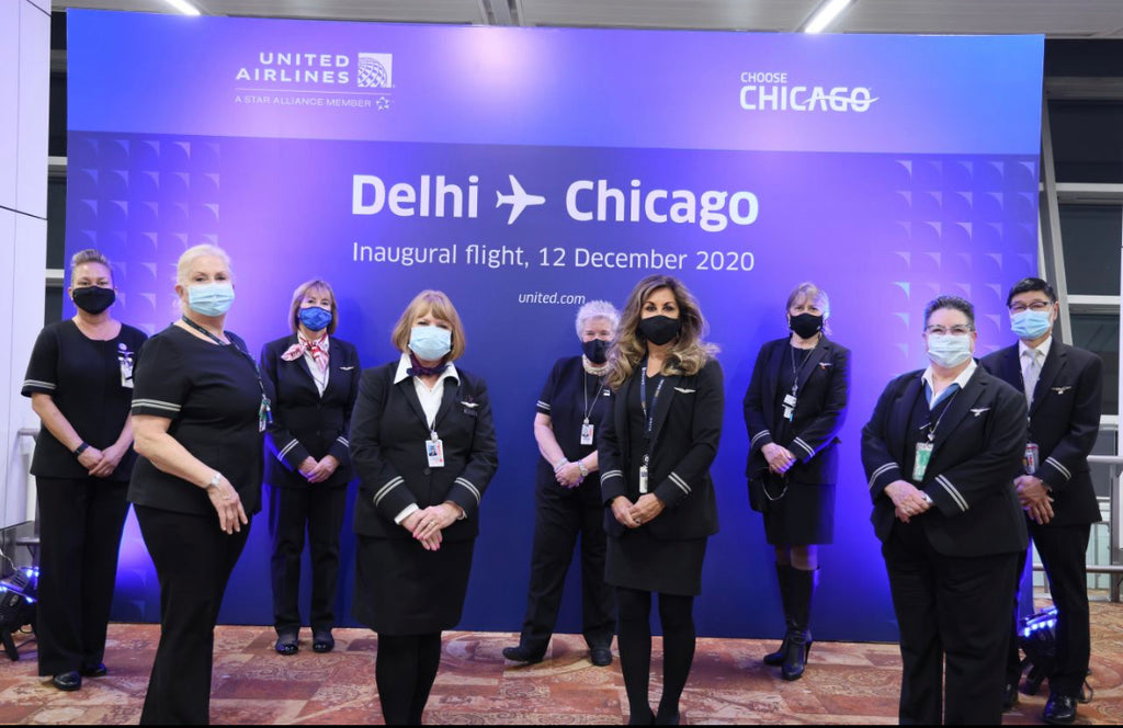 United airlines opens daily flight Delhi to Chicago