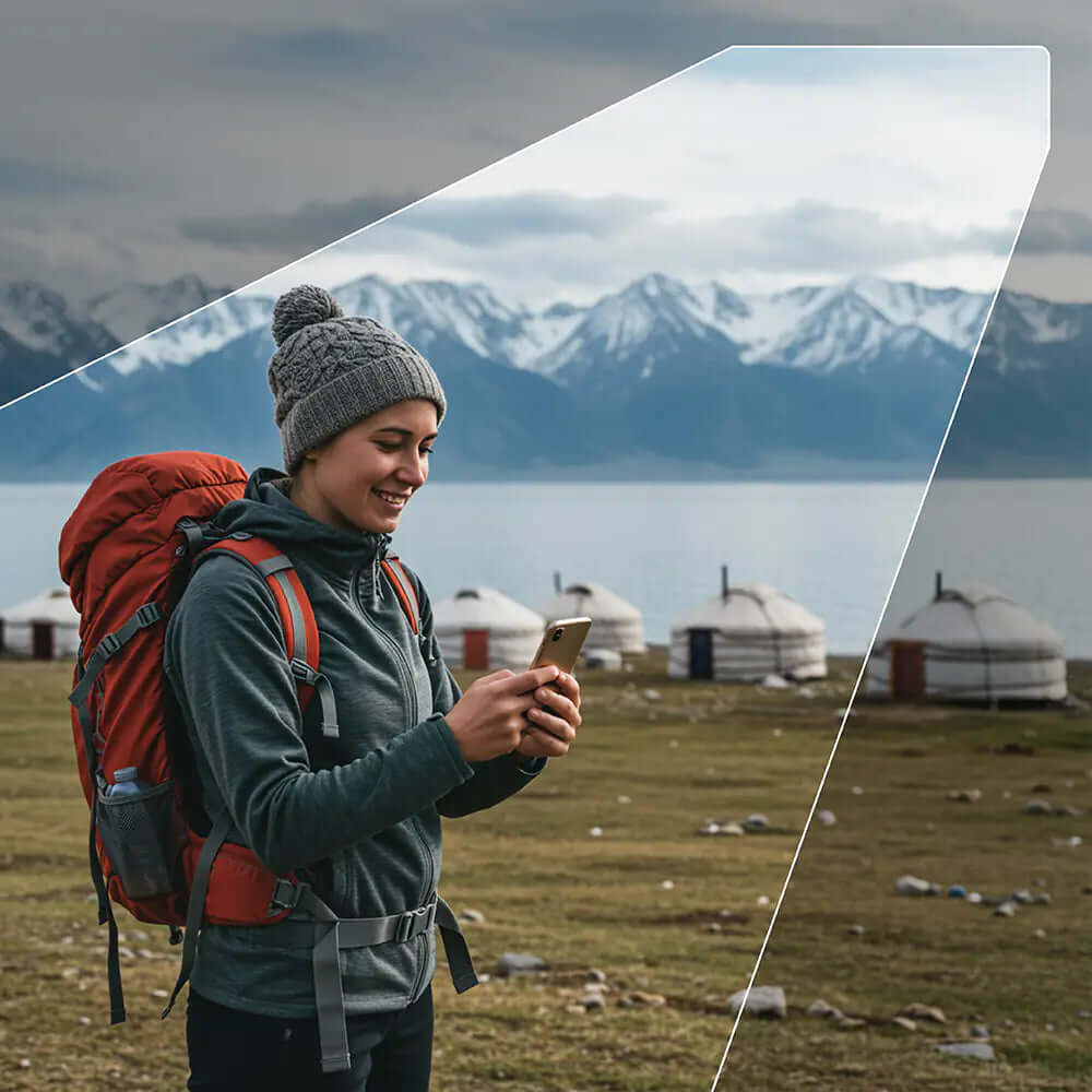 Kyrgyzstan eSIM with Fast Connectivity – Ideal for Mountain Adventures and City Travel